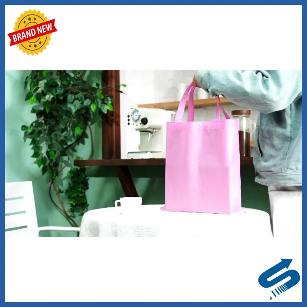 Reusable Fabric Tote Bags Bulk Set Multipurpose Canvas Storage Shopping